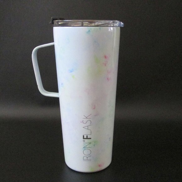 Iron Flask Grip Travel Mug Vacuum Insulated Coffee Cup Stainless Steel Pastel - Picture 2 of 9